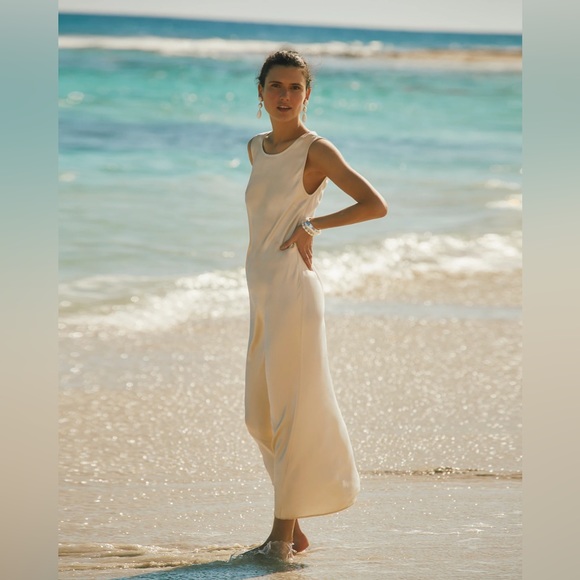 J.Crew Collection limited-edition Carolyn slip dress in luster crepe - Picture 5 of 12